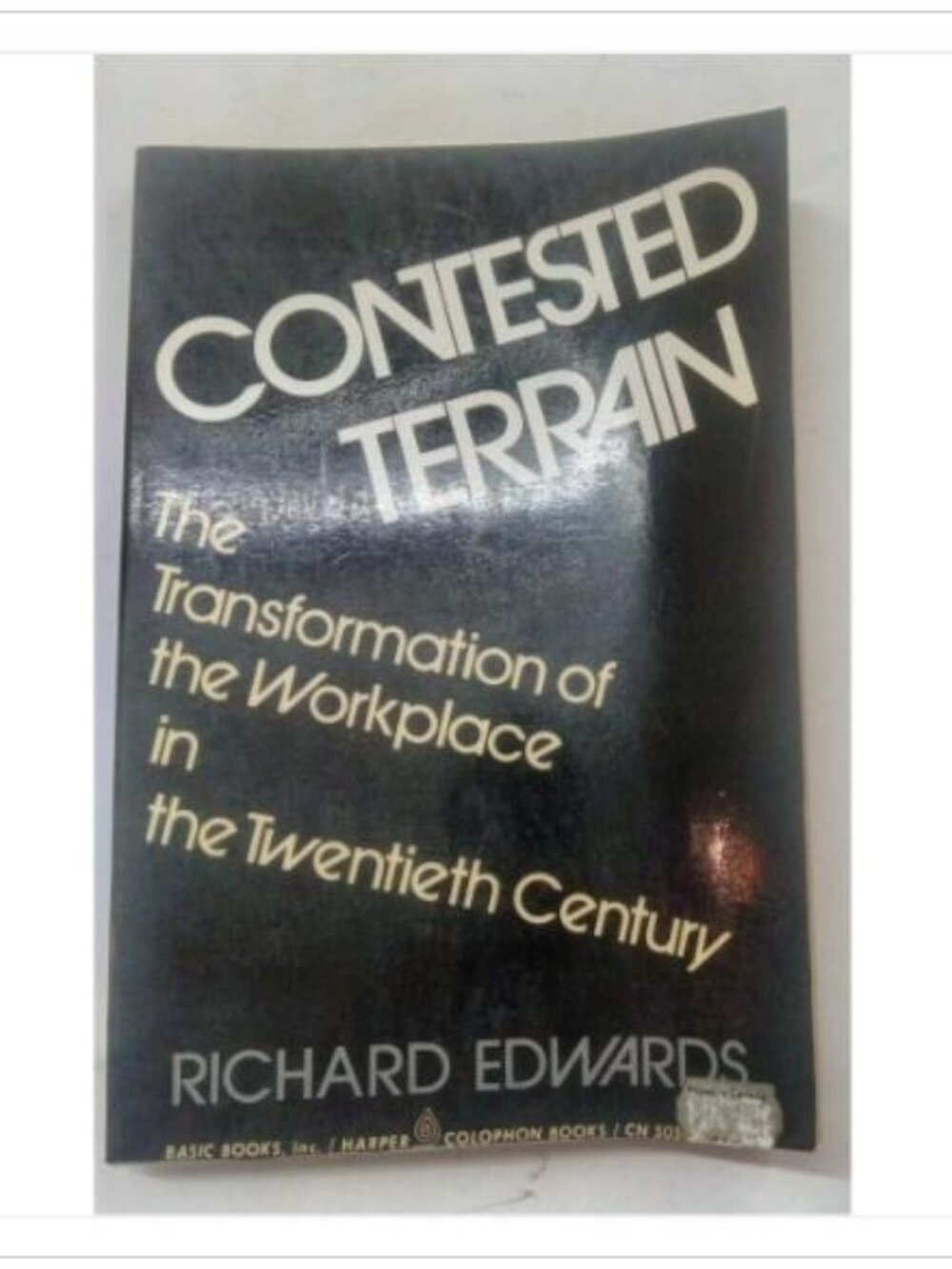 Contested Terrain Transformation of Workplace in 20th Century Basic Books PB
